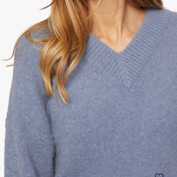 Acne Studios Oversize V-Neck Wool Alpaca Sweater Size S - Picture 2 of 8